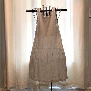H&M pale grey heather sleeveless dress